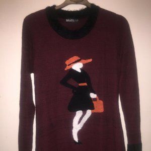 Moffi International Maroon Women’s Sweaters Size:S